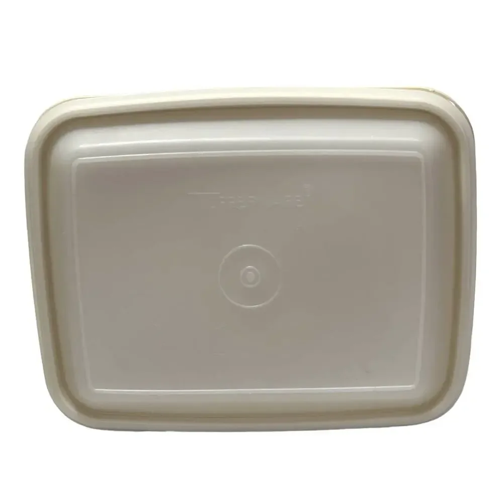 Tupperware Vintage Almond Ice Cream Keeper and Translucent Lid   #1